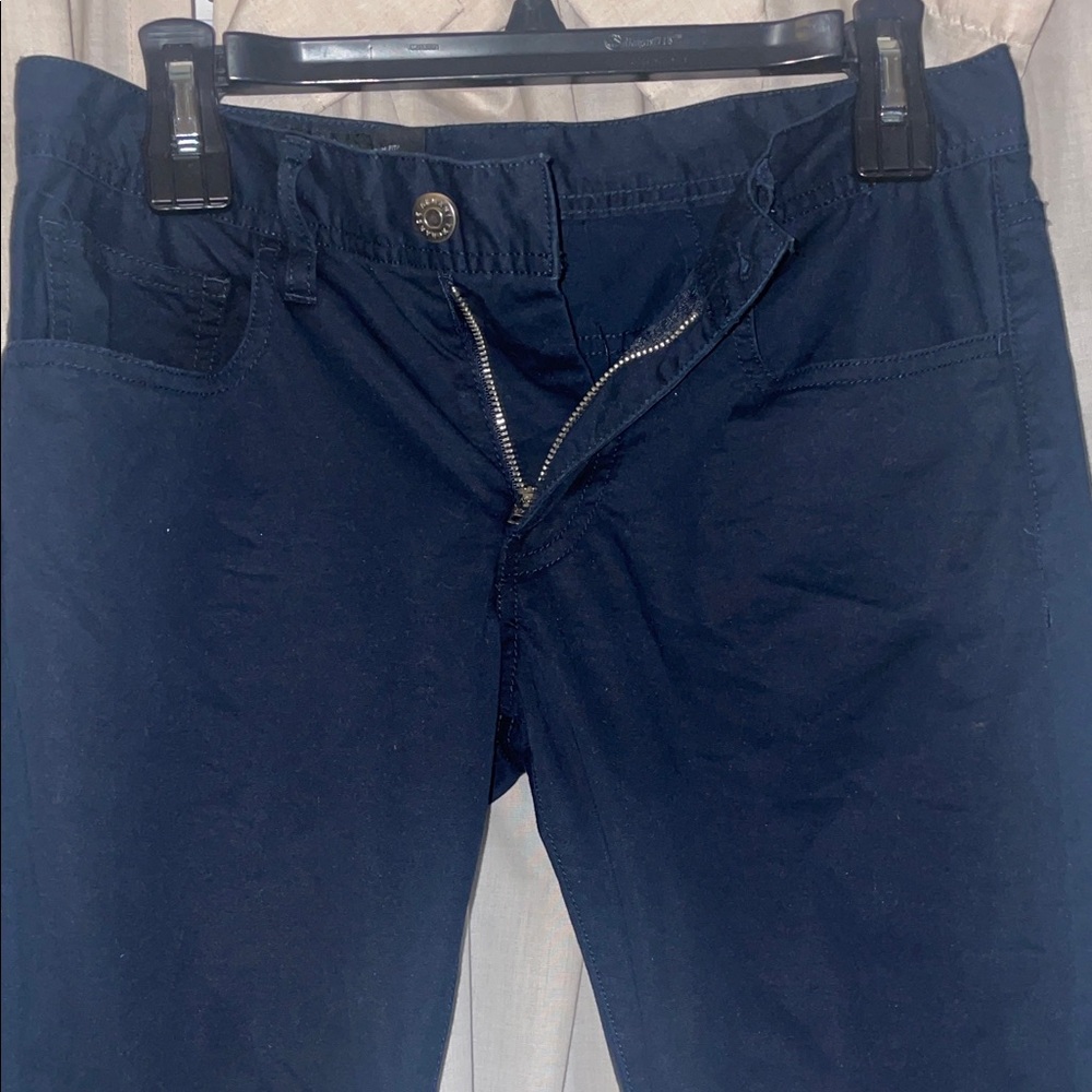 Armani Exchange Dark Blue Slim Fit Pants